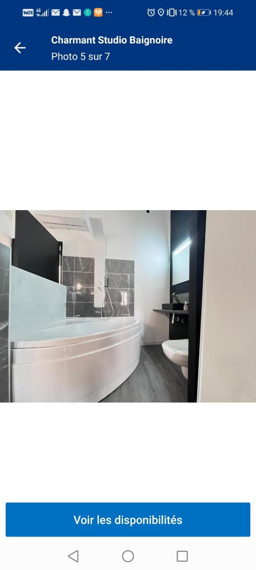 Charmant Studio Baignoire Narbonne Kültér fotó